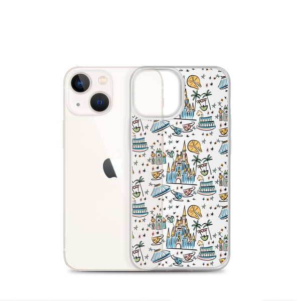 Disney Best Day Ever Disney iPhone Case Disney Parks Phone Case Castle Teacups Small World iPhone Case