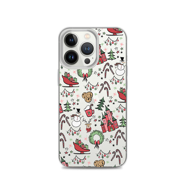 Disney Christmas Party iPhone Case Disney Phone Case Christmas Phone Case