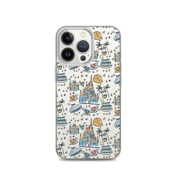 Disney Best Day Ever Disney iPhone Case Disney Parks Phone Case Castle Teacups Small World iPhone Case