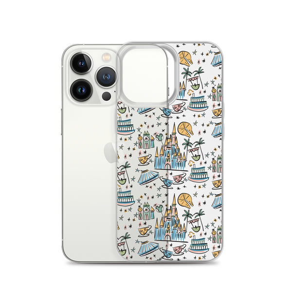 Disney Best Day Ever Disney iPhone Case Disney Parks Phone Case Castle Teacups Small World iPhone Case