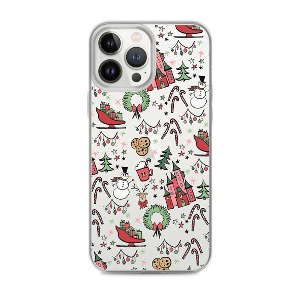 Disney Christmas Party iPhone Case Disney Phone Case Christmas Phone Case