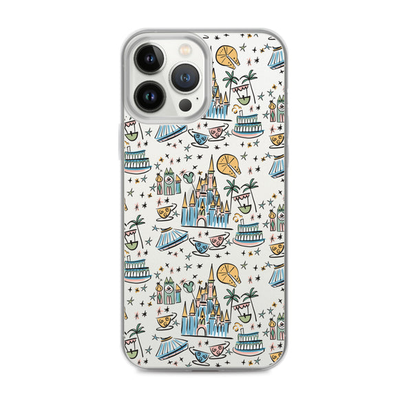 Disney Best Day Ever Disney iPhone Case Disney Parks Phone Case Castle Teacups Small World iPhone Case