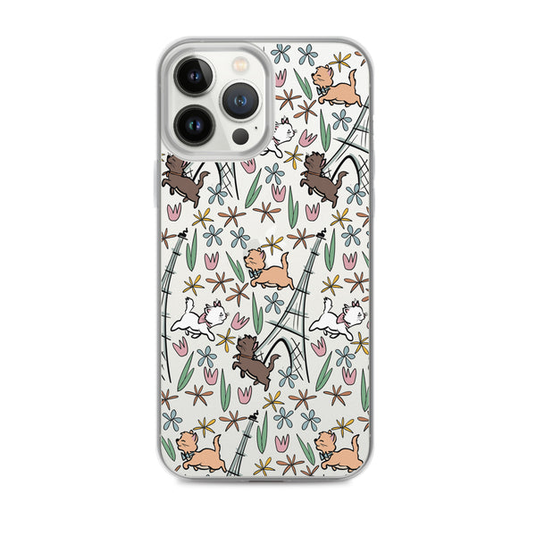 The Aristocats iPhone Case Paris in the Springtime Disney Phone Case Flower and Garden Epcot France iPhone Case