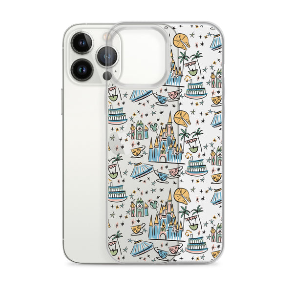 Disney Best Day Ever Disney iPhone Case Disney Parks Phone Case Castle Teacups Small World iPhone Case