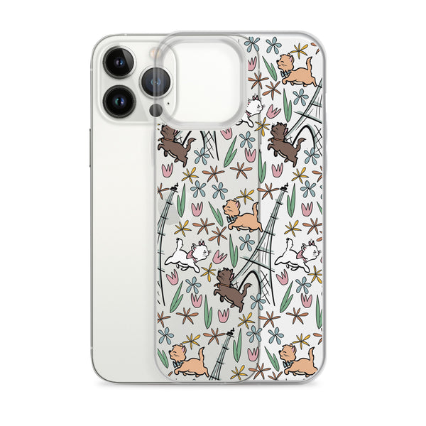 The Aristocats iPhone Case Paris in the Springtime Disney Phone Case Flower and Garden Epcot France iPhone Case