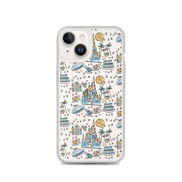 Disney Best Day Ever Disney iPhone Case Disney Parks Phone Case Castle Teacups Small World iPhone Case