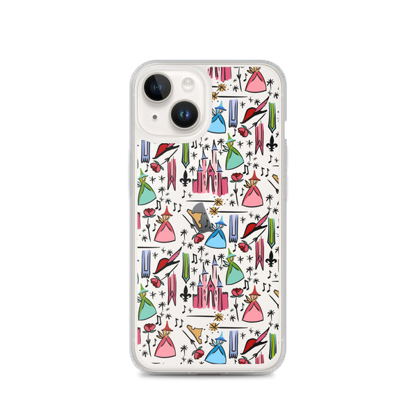 Sleeping Beauty iPhone Case Princess Aurora Good Fairies Castle Disney iPhone Case