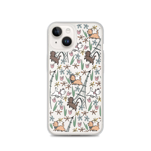 The Aristocats iPhone Case Paris in the Springtime Disney Phone Case Flower and Garden Epcot France iPhone Case