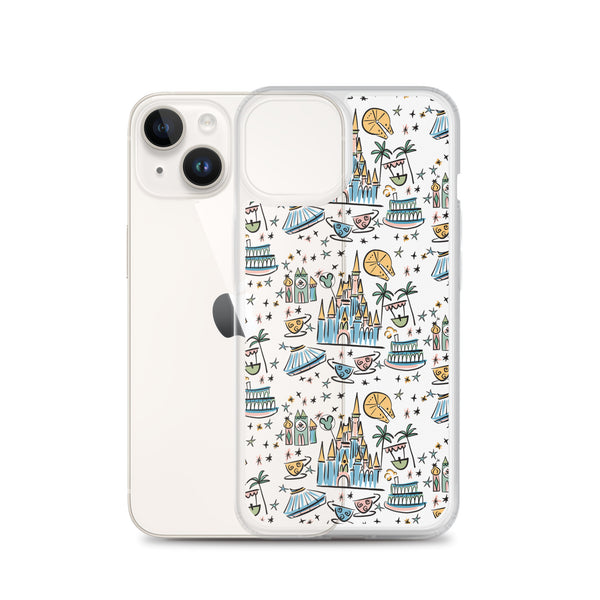Disney Best Day Ever Disney iPhone Case Disney Parks Phone Case Castle Teacups Small World iPhone Case
