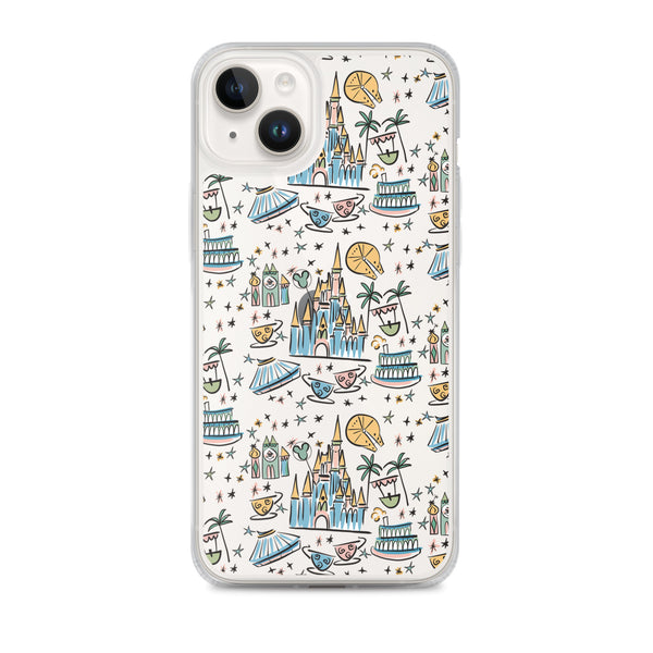 Disney Best Day Ever Disney iPhone Case Disney Parks Phone Case Castle Teacups Small World iPhone Case