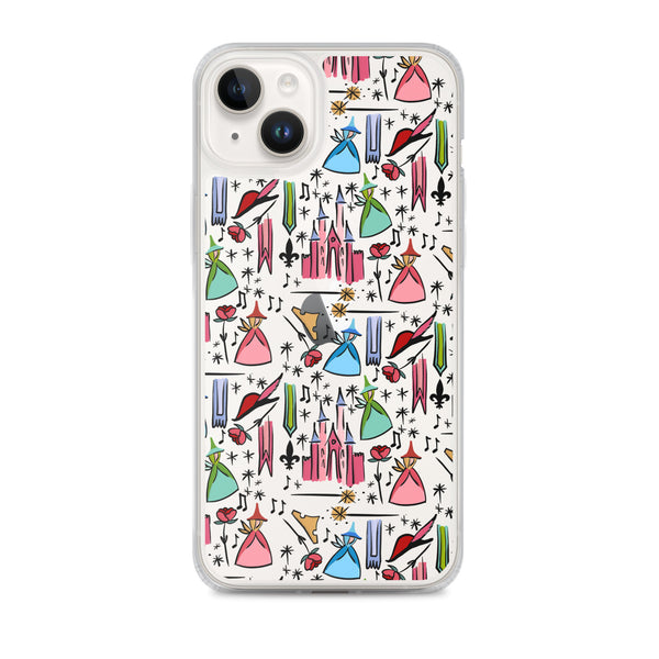 Sleeping Beauty iPhone Case Princess Aurora Good Fairies Castle Disney iPhone Case