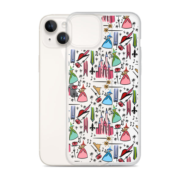 Sleeping Beauty iPhone Case Princess Aurora Good Fairies Castle Disney iPhone Case