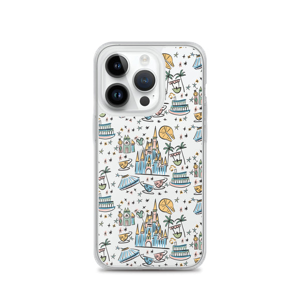 Disney Best Day Ever Disney iPhone Case Disney Parks Phone Case Castle Teacups Small World iPhone Case