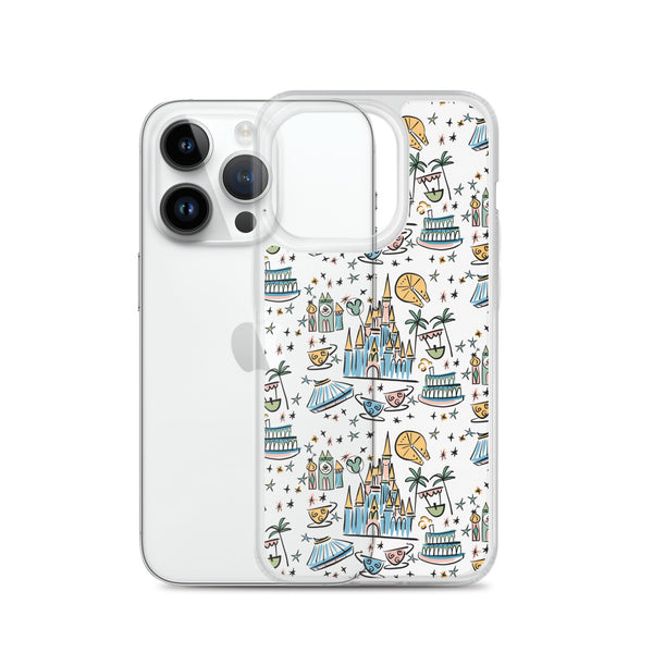 Disney Best Day Ever Disney iPhone Case Disney Parks Phone Case Castle Teacups Small World iPhone Case