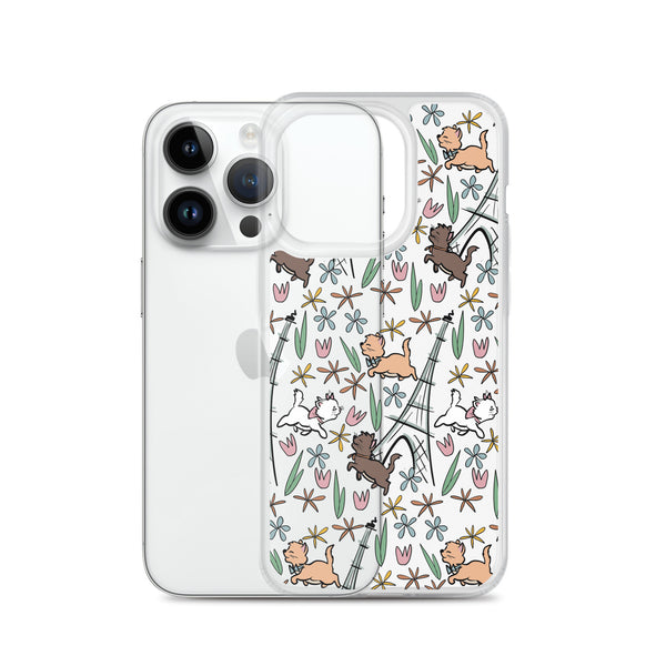 The Aristocats iPhone Case Paris in the Springtime Disney Phone Case Flower and Garden Epcot France iPhone Case