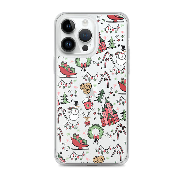 Disney Christmas Party iPhone Case Disney Phone Case Christmas Phone Case