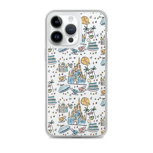 Disney Best Day Ever Disney iPhone Case Disney Parks Phone Case Castle Teacups Small World iPhone Case