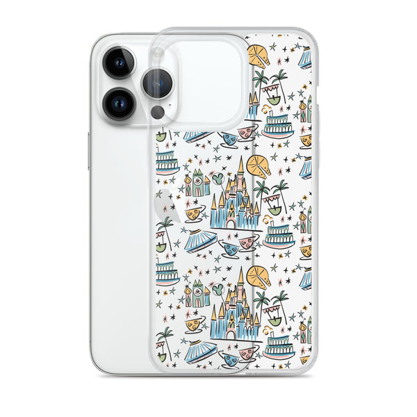 Disney Best Day Ever Disney iPhone Case Disney Parks Phone Case Castle Teacups Small World iPhone Case