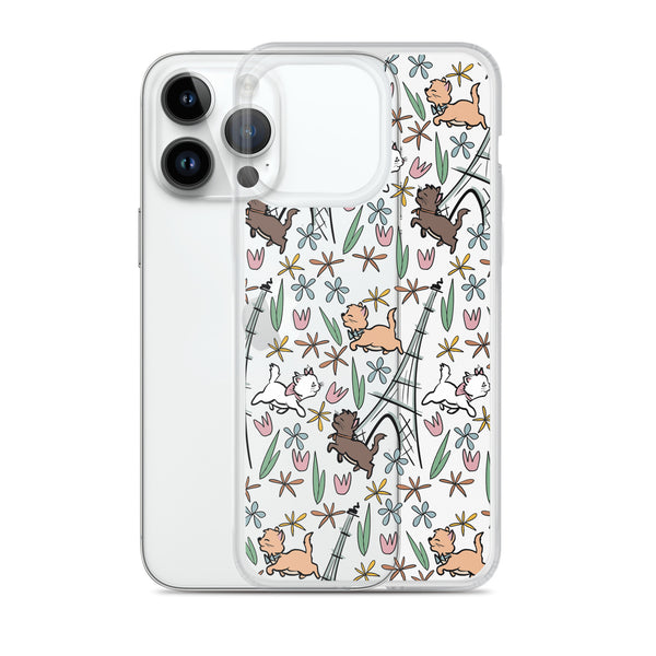 The Aristocats iPhone Case Paris in the Springtime Disney Phone Case Flower and Garden Epcot France iPhone Case