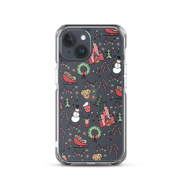 Disney Christmas Party iPhone Case Disney Phone Case Christmas Phone Case