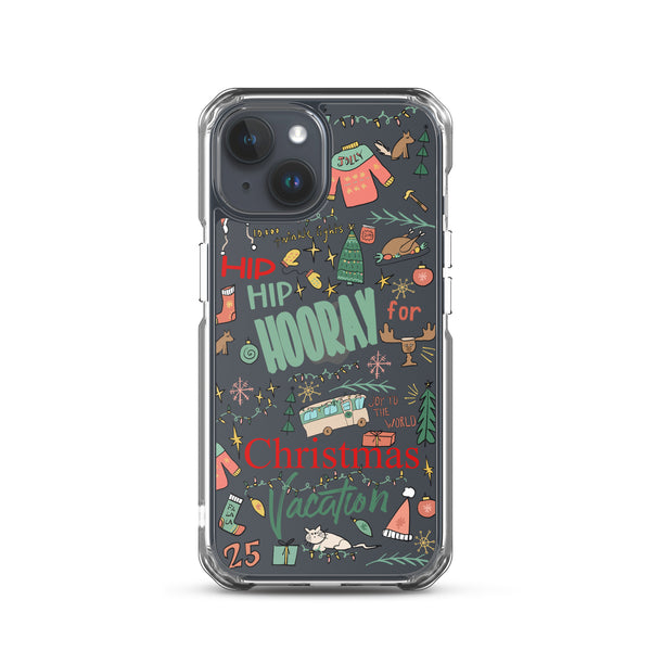 Christmas Vacation iPhone Case Hip Hip Hooray for Christmas Vacation Griswold Family Christmas iPhone Case