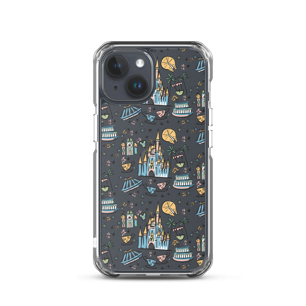 Disney Best Day Ever Disney iPhone Case Disney Parks Phone Case Castle Teacups Small World iPhone Case
