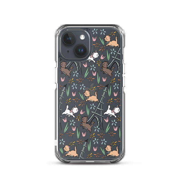 The Aristocats iPhone Case Paris in the Springtime Disney Phone Case Flower and Garden Epcot France iPhone Case