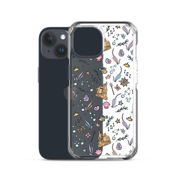 Little Mermaid Phone Case Disney iPhone Mermaid Castle Flounder Seashell iPhone Case