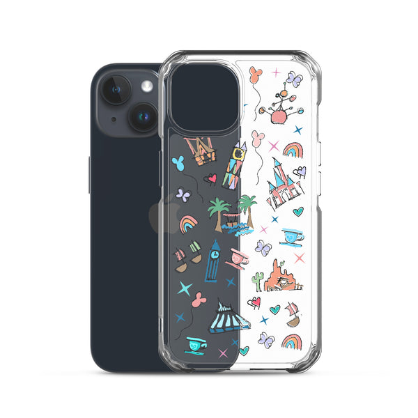 Disneyland iPhone Case California Dreamin'  Disney Inspired Icon iPhone Case