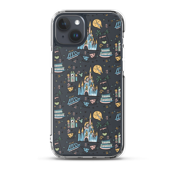 Disney Best Day Ever Disney iPhone Case Disney Parks Phone Case Castle Teacups Small World iPhone Case
