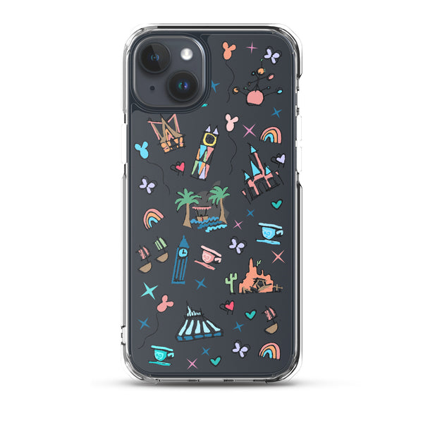 Disneyland iPhone Case California Dreamin'  Disney Inspired Icon iPhone Case