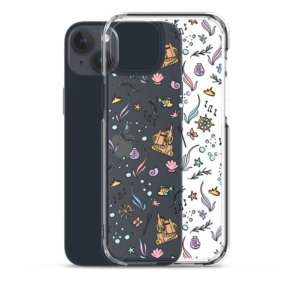 Little Mermaid Phone Case Disney iPhone Mermaid Castle Flounder Seashell iPhone Case