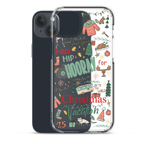 Christmas Vacation iPhone Case Hip Hip Hooray for Christmas Vacation Griswold Family Christmas iPhone Case