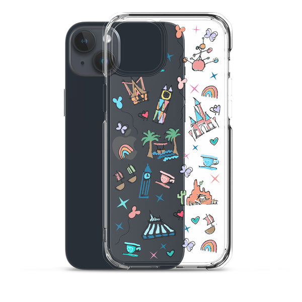 Disneyland iPhone Case California Dreamin'  Disney Inspired Icon iPhone Case