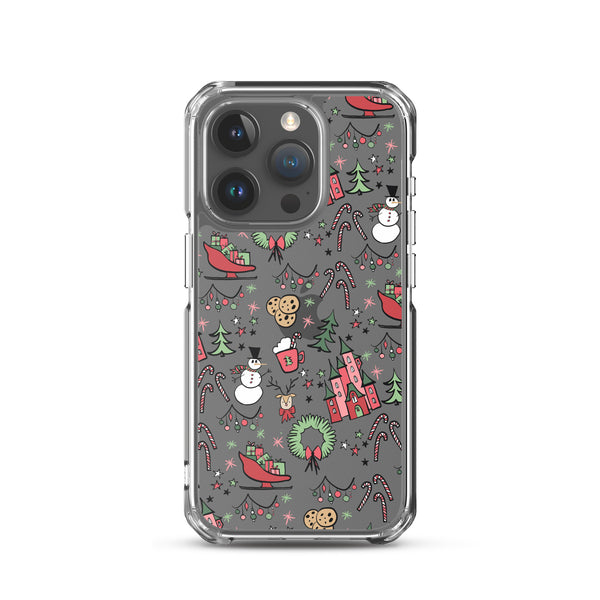 Disney Christmas Party iPhone Case Disney Phone Case Christmas Phone Case