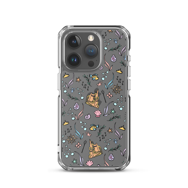 Little Mermaid Phone Case Disney iPhone Mermaid Castle Flounder Seashell iPhone Case