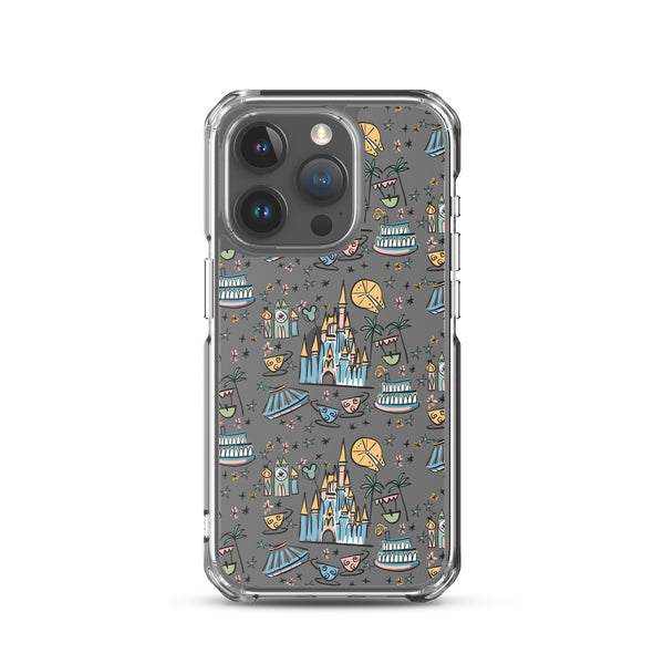 Disney Best Day Ever Disney iPhone Case Disney Parks Phone Case Castle Teacups Small World iPhone Case