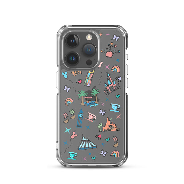 Disneyland iPhone Case California Dreamin'  Disney Inspired Icon iPhone Case