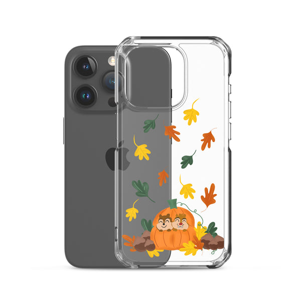 Chip and Dale Fall Pumpkin Disney Halloween  iPhone Case
