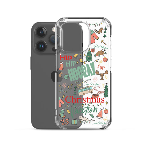 Christmas Vacation iPhone Case Hip Hip Hooray for Christmas Vacation Griswold Family Christmas iPhone Case