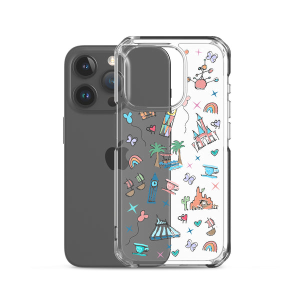 Disneyland iPhone Case California Dreamin'  Disney Inspired Icon iPhone Case