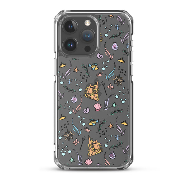 Little Mermaid Phone Case Disney iPhone Mermaid Castle Flounder Seashell iPhone Case