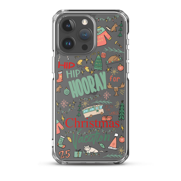 Christmas Vacation iPhone Case Hip Hip Hooray for Christmas Vacation Griswold Family Christmas iPhone Case