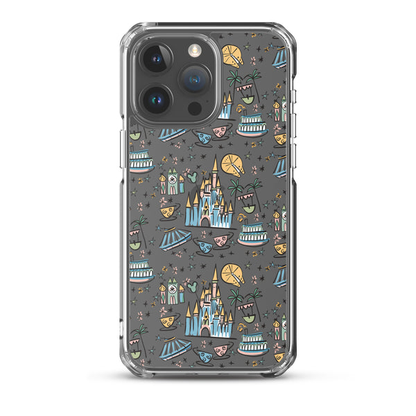 Disney Best Day Ever Disney iPhone Case Disney Parks Phone Case Castle Teacups Small World iPhone Case