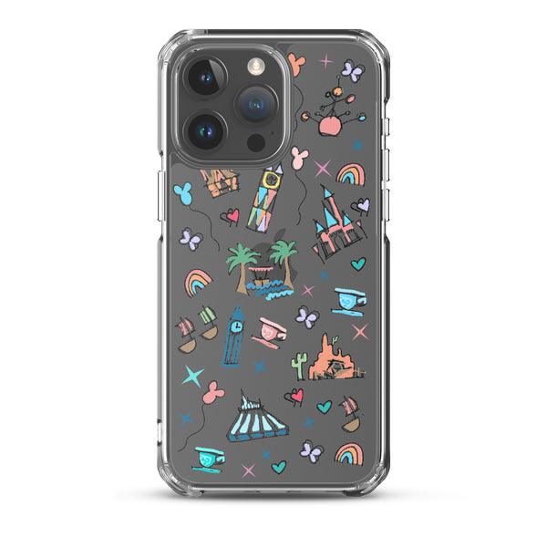 Disneyland iPhone Case California Dreamin'  Disney Inspired Icon iPhone Case