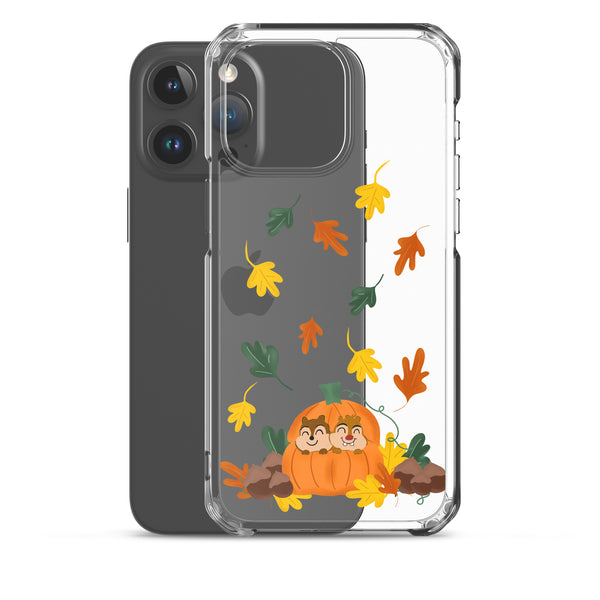 Chip and Dale Fall Pumpkin Disney Halloween  iPhone Case