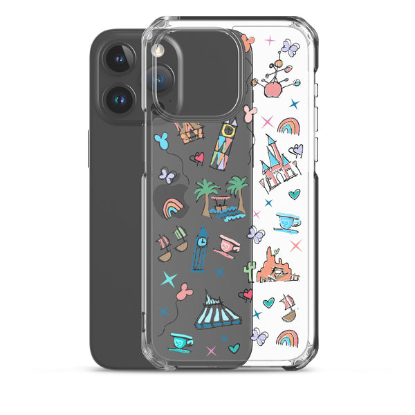Disneyland iPhone Case California Dreamin'  Disney Inspired Icon iPhone Case