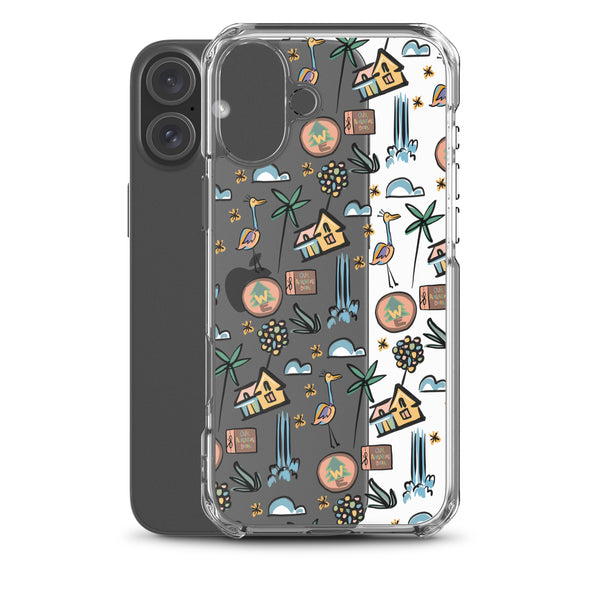 UP Paradise Falls iPhone Case UP! House with Balloons, Kevin and Wilderness Explorers iPhone Case