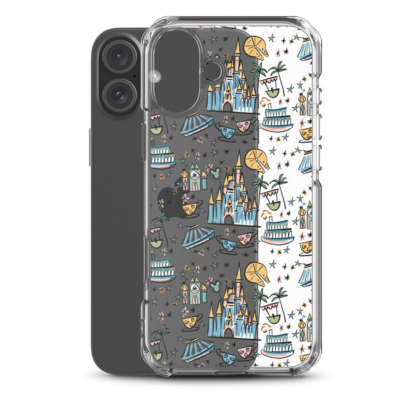 Disney Best Day Ever Disney iPhone Case Disney Parks Phone Case Castle Teacups Small World iPhone Case