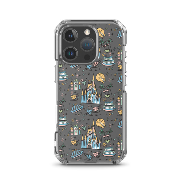 Disney Best Day Ever Disney iPhone Case Disney Parks Phone Case Castle Teacups Small World iPhone Case